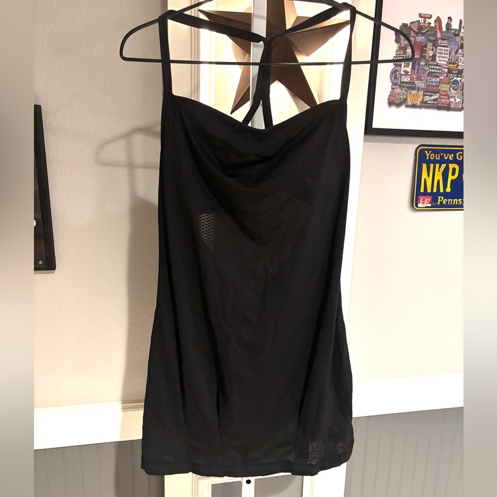 Lululemon CYB Women's Tank Racer Sports Bra Back Black Small